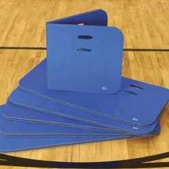 School Specialty Sportime Folding Exercise Mats, Set Of 6, Blue