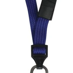 School Specialty C-Line Standard Lanyard With Swivel Hook, Blue, Pack Of 12