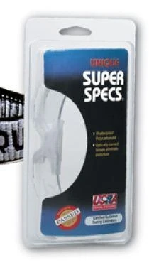 Unique SUPER SPECS- Clear- Youth - Pack Of 6