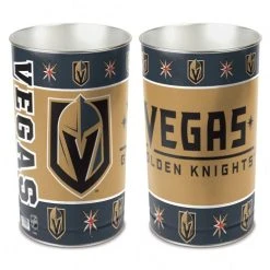 Caseys Distributing, Inc Vegas Golden Knights Wastebasket 15 Inch