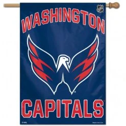 Caseys Distributing, Inc Washington Capitals Banner 28x40 Vertical