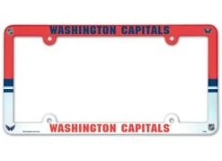 Caseys Distributing, Inc Washington Capitals License Plate Frame - Full Color