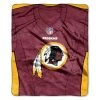 Caseys Distributing, Inc Washington Redskins Blanket 50x60 Raschel Jersey Design