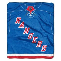 Caseys Distributing, Inc New York Rangers Blanket 50x60 Raschel Jersey Design