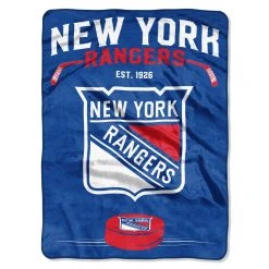 Caseys Distributing, Inc New York Rangers Blanket 60x80 Raschel Inspired Design