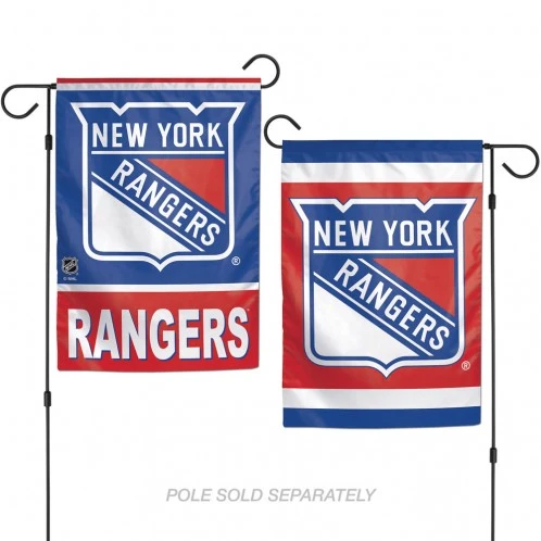 Caseys Distributing, Inc New York Rangers Flag 12x18 Garden Style 2 Sided
