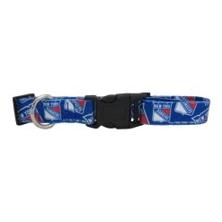 Caseys Distributing, Inc New York Rangers Pet Collar Size L